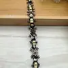 Hilo de Rosa Tejido con Adorno de Perlas de Concha Encaje Accesorios Tela para Ropa Decoración de Cojines Ropa de Muñeca Decoración de Cortinas Borde de Encaje