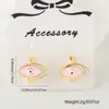 Estación Independiente Venta Caliente Cobre Microincrustación Joyería para Mujer Aceite Goteante Ojos de la Suerte Aretes Aretes Creativos Personalizados Suministro Transfronterizo
