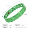 Bestseller transfronterizo: Pulsera magnética para hombre de 13 colores hecha de aleación de zinc, unisex, moderna y versátil, no se decolora, venta al por mayor