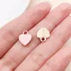 Accesorios para joyería DIY 15 estilos colgantes de corazón rosa y azul para el Día de San Valentín llaveros pulseras collares etiquetas