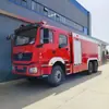 Shacman Delong após Ponte Dupla 18 Toneladas Tanque de Água Caminhão de Bombeiro com Espuma Caminhão de Bombeiro com Espuma Comprimida por Ar Fabricantes Fornecimento