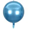Nuevo globo de película de aluminio esférico tridimensional redondo de color sólido de 10 pulgadas 15 pulgadas 18 pulgadas 22 pulgadas 32 pulgadas globo de papel de aluminio