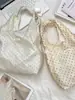 5791 2025 Nuevo Estilo Gran Capacidad Estilo Perezoso Moderno Diseño de Organza Bolso de Mano Casual Ropa de Trabajo Bolso de Hombro