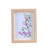 Moldura de foto simples de mesa atacado de fábrica moldura de madeira para foto 5 polegadas 6 polegadas 7 polegadas 8 polegadas moldura para pintura a óleo Tridimensional Oca criativa