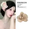 Nuevos Colores Flor Phalaenopsis Pinza de Pato Pinza para el Cabello en la Parte Posterior de la Cabeza para Mujer Pinza Horizontal Lateral Pasador