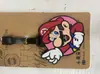 Etiqueta de Equipaje Colgante para Bolsa de Juego Anime Super Marley Mushroom Etiqueta de Equipaje de Goma Suave PVC Etiqueta de Embarque