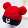 Gorros de Punto de Invierno para Hombre al por Mayor, Gorros para Bebé de Mujer, Gorros para Bebés, Gorros de Punto de Invierno, Gorros para Recién Nacidos con Decoración de Letras, Navidad