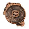 Suporte de incenso de sapo dourado de três pernas, base para palito de incenso, suporte de incenso, suporte de incenso de sândalo, peça decorativa estilo antigo, suporte de palito de incenso para casa