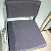 Silla de suelo Silla Tatami Taburete con respaldo estilo japonés Cama para uso en mirador de madera maciza Silla para habitación japonesa Silla sin patas