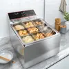 Venta Directa de Fábrica Cocedor Eléctrico Comercial de Fideos Equipo de Olla Caliente con Múltiples Tomas de Corriente Disponibles