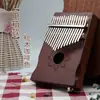 Fiddle de pulgar de 17 tonos para principiantes, núcleo de flor de durazno, fiddle de dedo, introducción, fiddle de trémolo, instrumento musical pequeño portátil, chapa, fiddle Karimba