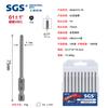 SGS 6.35mm color natural chorreado arena acero aleado S2 con magnético cabeza única Y-tornillo cabeza de destornillador de viento especial para toro