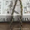 Venta al por mayor del fabricante Cadena de cuentas metálicas tejidas en onda de malla con forma de S para manualidades DIY Ropa Cuello Puño Accesorios para prendas Adorno de encaje