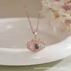 Colar Pingente Olho do Diabo Europeu e Americano Transfronteiriço Inlaid Zircônio Cem Línguas Joias de Temperamento da Moda