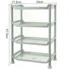 Estantería de Almacenamiento para Dormitorio al por Mayor Estante de Escritorio para Cosméticos Femeninos Estantería de Almacenamiento para Especias de Cocina Almacenamiento para Baño