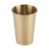 Taza de Agua de Acero Inoxidable 304 Estilo Coreano, Vaso para Jugos, Vaso para Cerveza Anticaídas, Taza Portátil de Una Sola Capa, Taza para Café y Bebidas Frías, Gran Capacidad