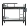 Cama de Hierro con Litera Superior e Inferior Reforzada Cama Doble Dormitorio Estudiantil Apartamento para Personal Cama de Dormitorio Habitación Doble con Estructura Alta y Baja