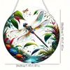Decoraciones Transfronterizas Nuevas de Acrílico Abeja Gallo Colibrí Insecto Flor para Porche Colgante de Ventana para el Hogar