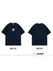 Camiseta Trendy Americana 2024 para Mujer, Talla Petite, Hombro Normal, Manga Corta, Diseño de Verano, Top Oversize de Media Manga para Mujer