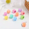Al por mayor 1cm Estilo Hyuna Mini Pasador Mini Dulce Cuentas de Colores Hebilla Redonda de Frijol Pasador Trenzado