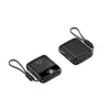Mini cargador portátil con cable incorporado, carga súper rápida, capacidad total de 10000 mAh, fuente de alimentación móvil compacta