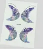 Pegatinas de Tatuaje Facial de Mariposa, Tatuajes Temporales de Transferencia al Agua, Pegatinas Impermeables de Maquillaje para Rostro y Ojos para Fiesta Bar Cosplay Carnaval Festival