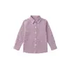 Camisa de cuadros de manga larga de primavera para niños, camisa de cuadros de manga larga para niños, camisa de cuadros multicolor unisex para primavera y otoño