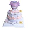 Decoración de pastel de cumpleaños de celebridades de Net, luces de nube luminosas, perro Yugui, Kulomi, perro de orejas grandes, Parcha, perro, enchufe para hornear