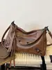 Nueva bolsa de hombro tipo tote para comercio exterior transfronterizo, estilo motociclista con remaches, gran capacidad, bolsa grande negra 2026