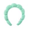 Banda para el cabello con esponja giratoria de Amazon para niña, toalla de alta sensibilidad, banda para el cabello con parte superior craneal alta, diadema para maquillaje facial