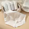 Nuevas Mejoradas Alta Elasticidad Algodón Puro Transpirable Clase A Algodón de Bebé Cómodo Sensación de Piel Desnuda 10A Antibacteriano Entrepierna Cintura Media Ajustados a la Cadera Calzones para Mujer