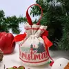 Nova Sacola de Presente de Véspera de Natal Sacola de Maçã Caixa de Embalagem de Fruta da Paz Sacola de Presente de Doce de Papai Noel