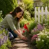 Estaca de Hierro para Césped con Pájaro Rojo Cardinal, Manualidad Más Vendida para Arreglo de Jardín Exterior y Decoración de Patio