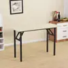 Mesa Longa Dobrável Simples Armazenamento Minimalista Treinamento Estudo Mesa de Escritório Mesa de Conferência Casa Retangular Pequena Mesa de Jantar