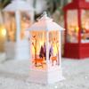 Lâmpada de vento de natal lâmpada de vela luz noturna decoração de boneco de neve idoso lâmpada de cavalo pequeno decoração de mesa decorações de natal