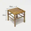 Silla de Bambú de Sichuan al por Mayor Taburete Respaldo Silla Tejido de Bambú Hecho a Mano Antiguo Hogar Niños Taburete Pequeño de Bambú Tejido