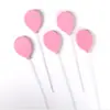 Globo de nube estrella de cinco puntas tarjeta para pastel de cumpleaños decoración de inserción diseño de ambiente de cumpleaños tarjeta de esponja para hornear