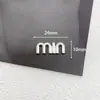 Novedad Venta Caliente Letra Inglesa Aleación Accesorios Retro M Fondo Plano Parche Hecho a Mano Accesorios para el Cabello Pinza Pinza Material para Funda de Teléfono