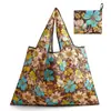 Nueva Bolsa de Compras Plegable Ecológica Bolso de Mano Satchel de Tela Oxford 210D Bolsa de Almacenamiento Gran Capacidad Bolsa de Compras para Supermercado