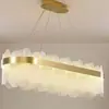 Lámpara de Sala de Estar Atmosférica Estilo Wabi-Sabi Isla Brumosa Lámpara Colgante Artística de Diseñador para Dormitorio Concha de Crema Francesa Sin Hierro