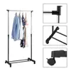 Cabide de Canto WowOh Personalizado de Chão Simples para Interior Cabide de Roupas de Canto Cabide de Roupas de Canto de Parede para Quarto Casa