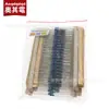 Paquete de 600 piezas de resistencias de película metálica de 1/4W, precisión 1%, 10R-1M de resistencia, 30 tipos, 20 bolsas de cada uno, en caja