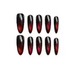 Rojo Cereza Ojo de Gato Textura de Alta Gama Elegante Estilo Girly Estilo Hermana Real Manicura Elegante Estilo Largo 30-t Manicura Portátil