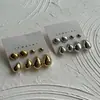 Pendientes de Gota de Guisantes Franceses para Mujer Ins Nicho Sentido Avanzado Pendientes de Viento Frío Pendientes Explosión conjunto Venta al por Mayor
