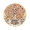 Nueva Pintura Decorativa Circular China Caligrafía y Pintura Sutra del Corazón Pintura Colgante Estudio Entrada Mural de Pared Guanyin Bodhisattva Thangka