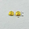 Nuevo Colgante de Empanada Longfu que Conserva el Color DIY Accesorios de Joyería de Aleación de Zinc Colgante Pequeño Fresco para Pulsera Suministro Directo de Fábrica
