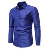 Comercio Exterior 2023 Cuatro Estaciones Camisa de Manga Larga para Hombre Colorida Floral Tendencia Estilo Simple de Moda Camisa Guapa para Adolescente