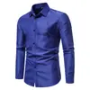 2022 comercio exterior transfronterizo nueva camisa de manga larga para hombre talla europea independiente ebay suelta cuello de solapa camisa estampada hombres