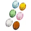 Borda de corte múltiplo Plana Oval Chanfragem Acrílico Diamante Sem furo Vestido de noiva Sapatos e material de vestuário Strass DIY Acessórios de joias