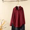 Camisa de Lixar Feminina Manga Longa Outono e Inverno Camisa Base Comércio Exterior Exportação Peça Única de Alta Qualidade Algodão Empilhada Top Interno
